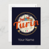 トリンピエモンテレトロスカイラインイタリアンヴィンテージパスタ シーズンポストカード (正面/裏面)