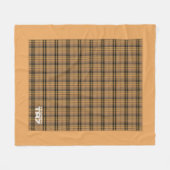 トリンプTR7 – タンタータンチェック/プレイド フリースブランケット (正面(横))