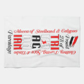 トリン誇りを持ったバゴニアの両親の2B キッチンタオル (横)