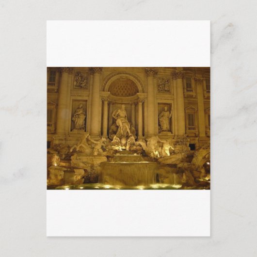 トリヴィ噴水 ポストカード (正面)