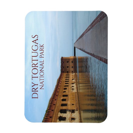 トリートゥガスのガーデン鍵フォートジェファーソンで堀 マグネット (縦)