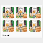 トリートカボンプキンパパ スクエアシール (シート)