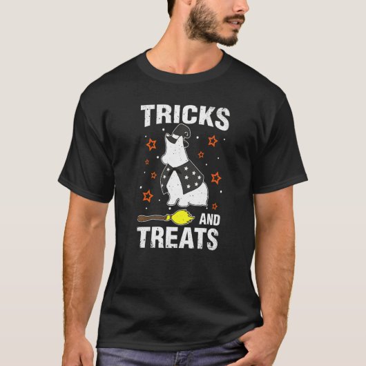 トリートトリックウェルシュコーギーコルギ Tシャツ (正面)