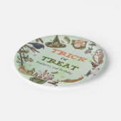 トリートハロウィーン誕生日紙プレート ペーパープレート (アングル)