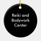 トリートメントルーム蓮の花は邪魔しない セラミックオーナメント (裏面)