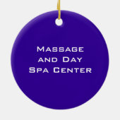 トリートメント進行中陰陽ドアハンガー セラミックオーナメント (裏面)