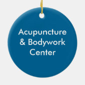 トリートメント進行中陰陽ドアハンガー セラミックオーナメント (裏面)