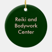 トリートメント進行中陰陽ドアハンガー セラミックオーナメント (裏面)