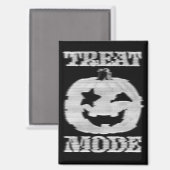 トリートモードグリッチカボチャ マグネット (正面/裏面)