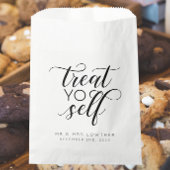 トリートヨーセルフカリグラフィースタイル結婚式の引き出物バッグ フェイバーバッグ