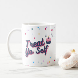 トリートヨーセルフ誕生日散水コーヒーマグ コーヒーマグカップ