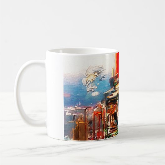 トリーフェイクからゴールデンゲエ コーヒーマグカップ (左)