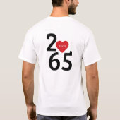 トリーブレンドシャツの部屋番号256 Tシャツ (裏面)