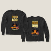 トリーブレンドTシャツ:ハロウィン ブー・トリート #4 (デザイン 正面&背面)