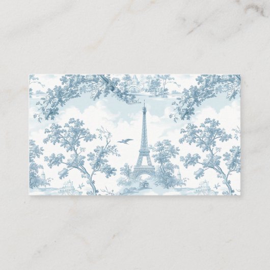 トリーブーフランスのルいくつ弓ベビーシャワーゲーム エンクロージャーカード (裏面)