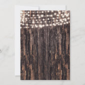 トリー素朴バークウッド&ライト秋招待状 招待状 (裏面)