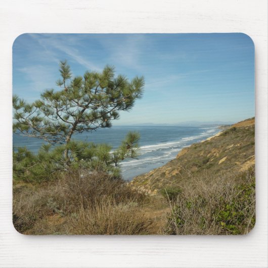 トリー・パインとカリフォルニア海岸の風景 マウスパッド (正面)