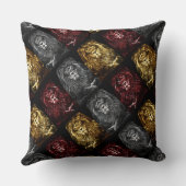 トリ威厳のあるオライオンズ模様 クッション (裏面)