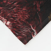 トリ威厳のあるオライオンズ模様 フリースブランケット (角)