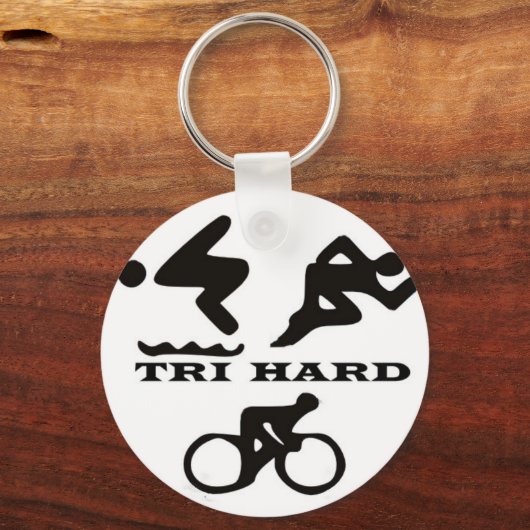 トリ懸命トライアスロンのギフトウェアとアクセサリー キーホルダー (正面)