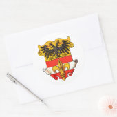 トリesteコート・オブ・アームズ1467-1919 ラウンドシール (封筒)