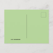 トルおもしろいコホリディディナー招待状 ポストカード (裏面)