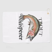 トルウイスパーラー魚釣りタオル ゴルフタオル (横)