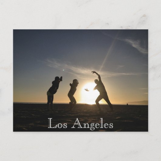 トルウ シモヤマのサンタモニカビーチ ポストカード (正面)