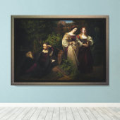 トルカト・タッソとレオノレスの二人 キャンバスプリント (インサイチュ (ウッドフロア))