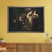 トルカト・タッソとレオノレスの二人 キャンバスプリント (インサイチュ (リビング))