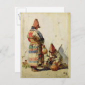 トルキスタンで ポストカード (正面/裏面)