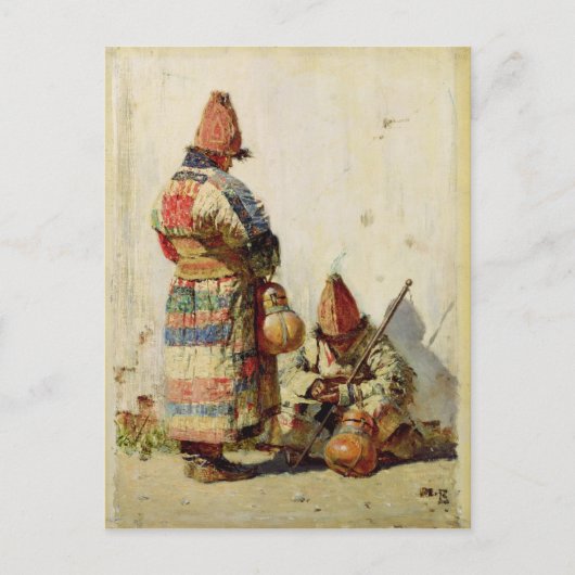 トルキスタンで ポストカード (正面)