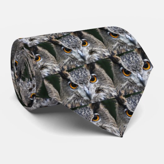 トルキスタン・イーグル・フクロウ ネクタイ (ロール)
