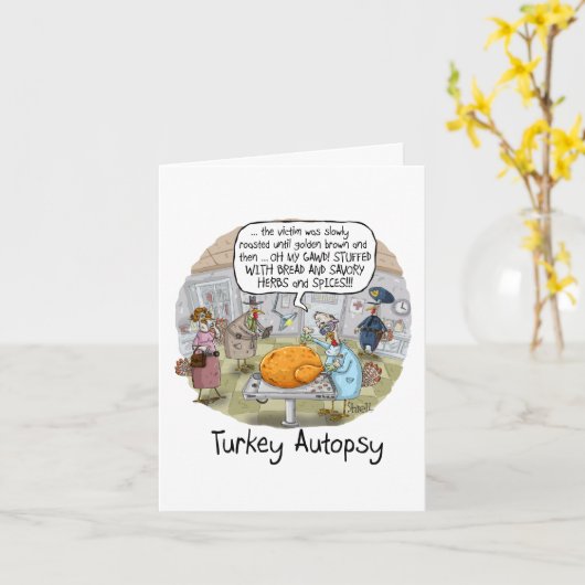 トルキーの検死 カード (黄色い花)