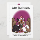 トルキーの結婚ホリデーカード シーズンカード (正面/裏面)