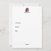 トルキーの結婚ホリデーカード シーズンカード (裏面)