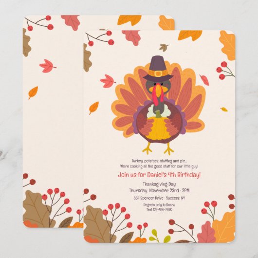 トルキー招待状 招待状 (正面/裏面)