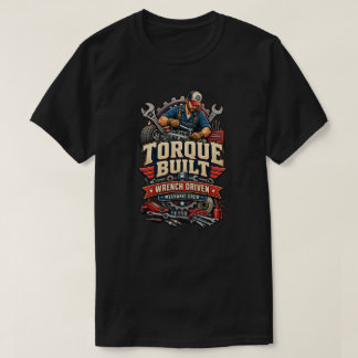 トルクで構築されたレンチ駆動のヴィンテージ自動車整備士 Tシャツ