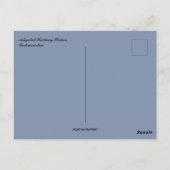 トルクメニスタンのアシュガバト鉄道駅 ポストカード (裏面)