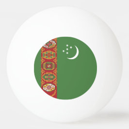 トルクメニスタンの旗 卓球ボール