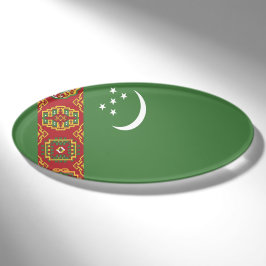 トルクメニスタンの旗 名札