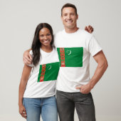 トルクメニスタンの旗 Tシャツ (ユニセックス)