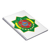 トルクメニスタンの紋章 ノートブック (右側)