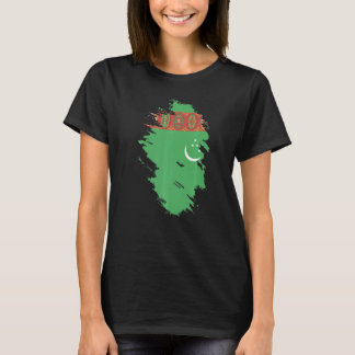 トルクメニスタン国旗のお土産 メンズ向け Tシャツ