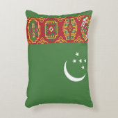 トルクメニスタン国旗 アクセントクッション (正面(垂直))