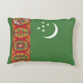 トルクメニスタン国旗 アクセントクッション (裏面)