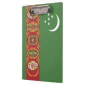 トルクメニスタン国旗 クリップボード (左)