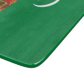 トルクメニスタン国旗（トルクメニア） カッティングボード (角)