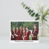 トルクメニスタン美しい ポストカード (スタンド正面)