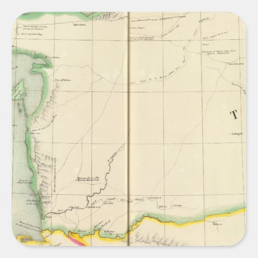 トルクメニスタン・イラン53 スクエアシール (正面)